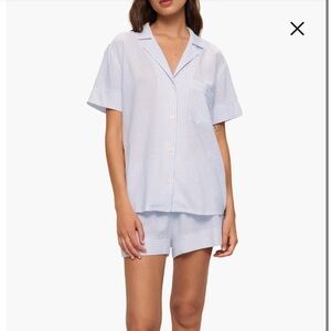 Eberjay blue striped pajama set